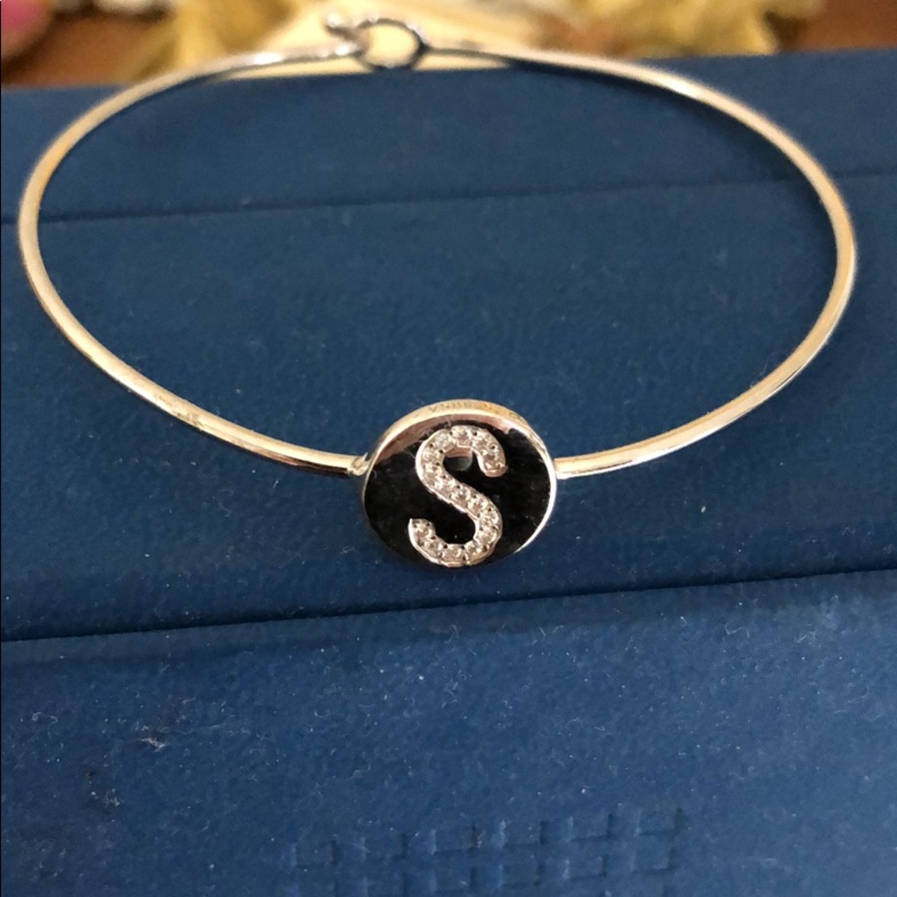 Swarovski “S” silver bracelet